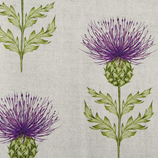 Blair 140Cm Sasha Linen Fabric Metre - Damson