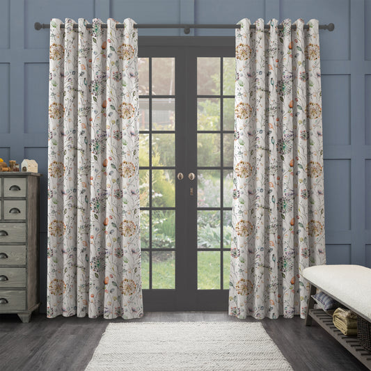 Boronia Ann 145Cm Fabric - Coral/Cloud/Cream Sample