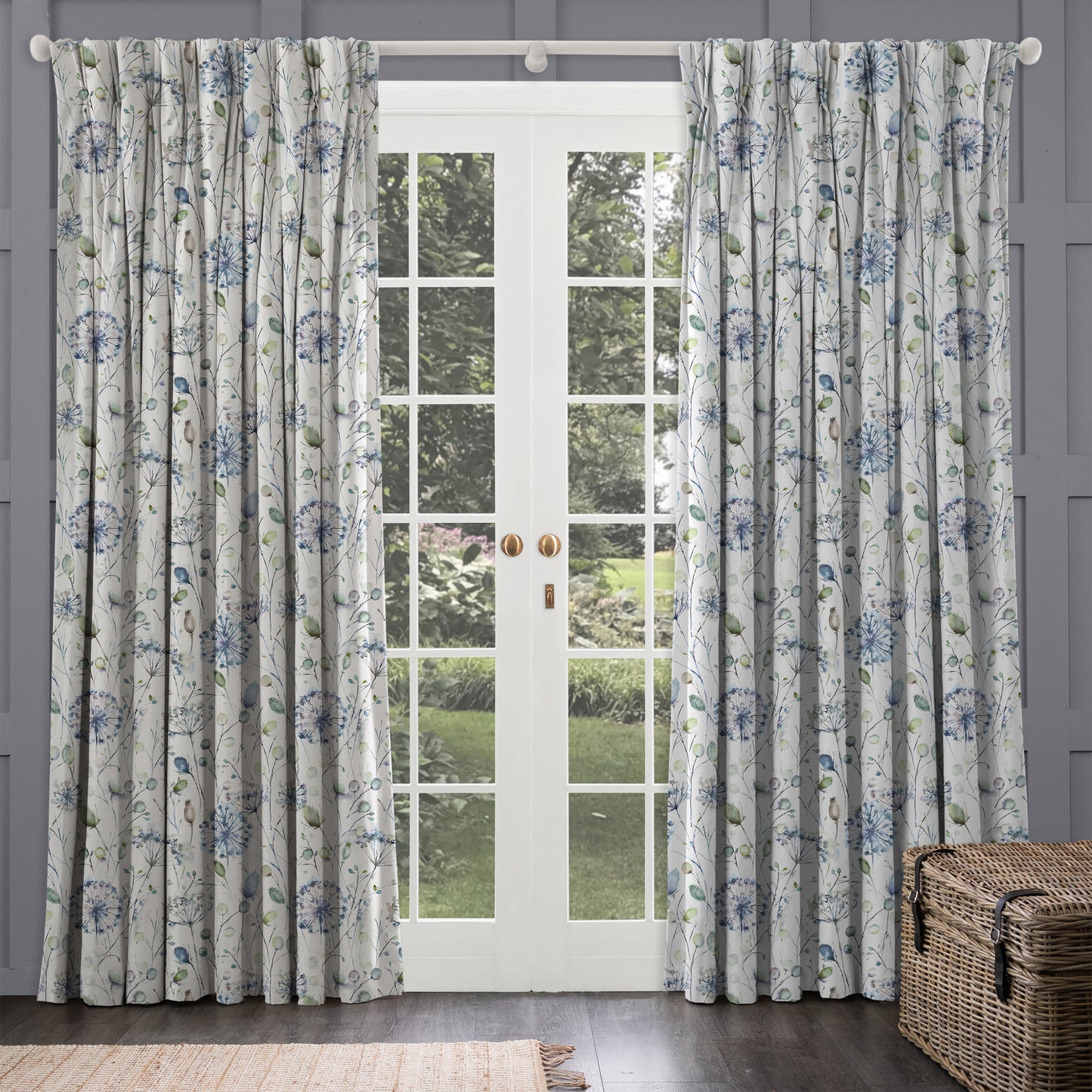 Boronia Ann 145Cm Fabric - Crocus/Cream Sample