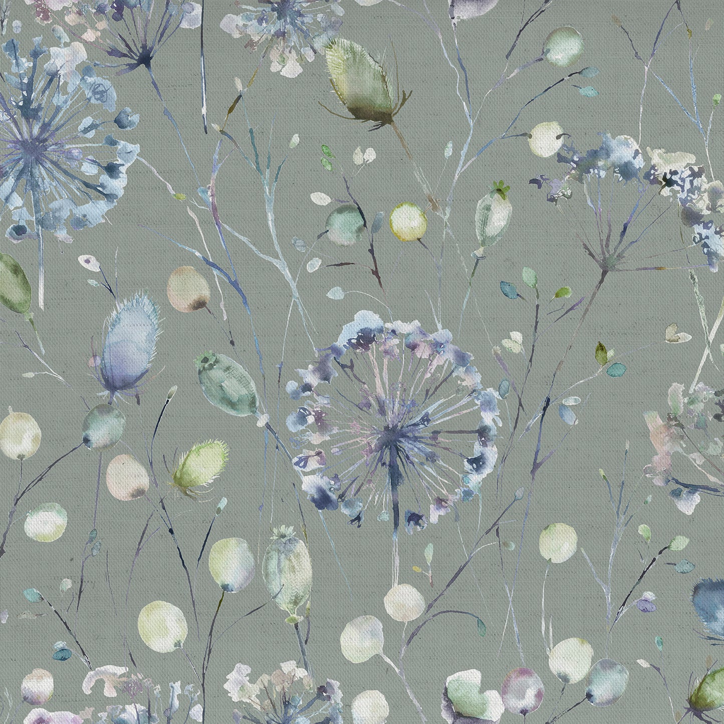 Boronia Ann 145Cm Fabric - Crocus/Willow Sample