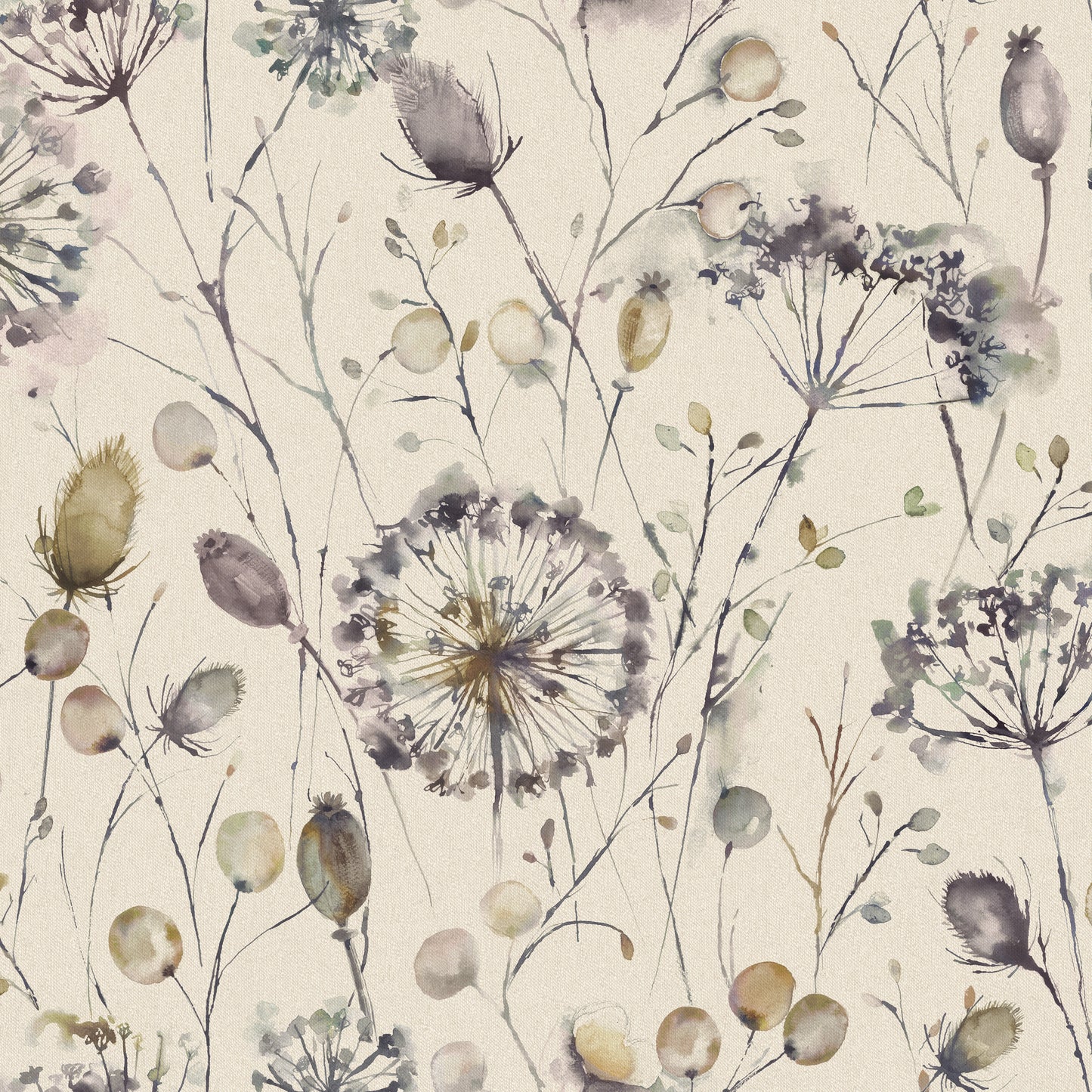Boronia Fiona 145Cm Fabric Metre - Ironstone/Linen