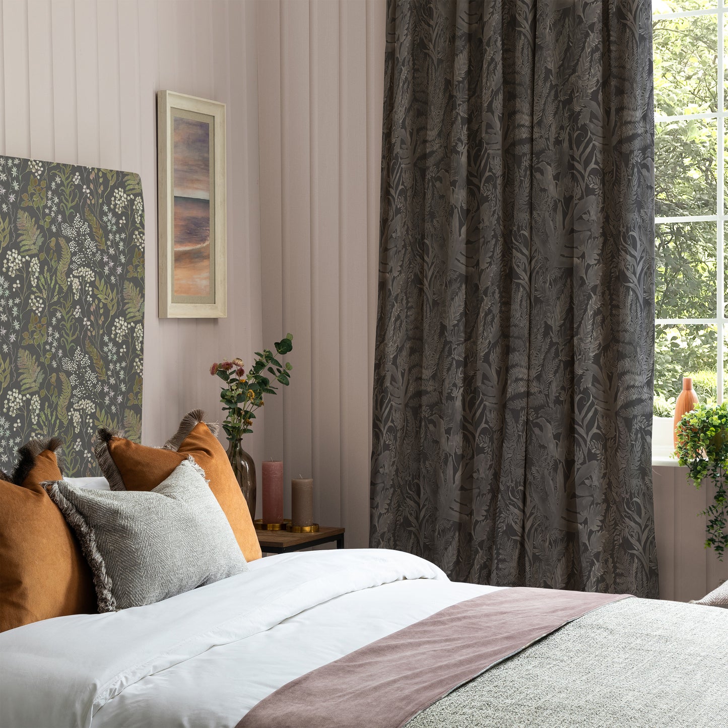 Bracken 145Cm Ann Fabric - Aster Sample