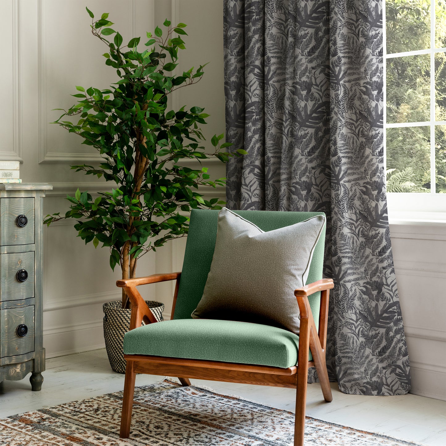 Bracken 145Cm Ann Fabric - Crescent Sample