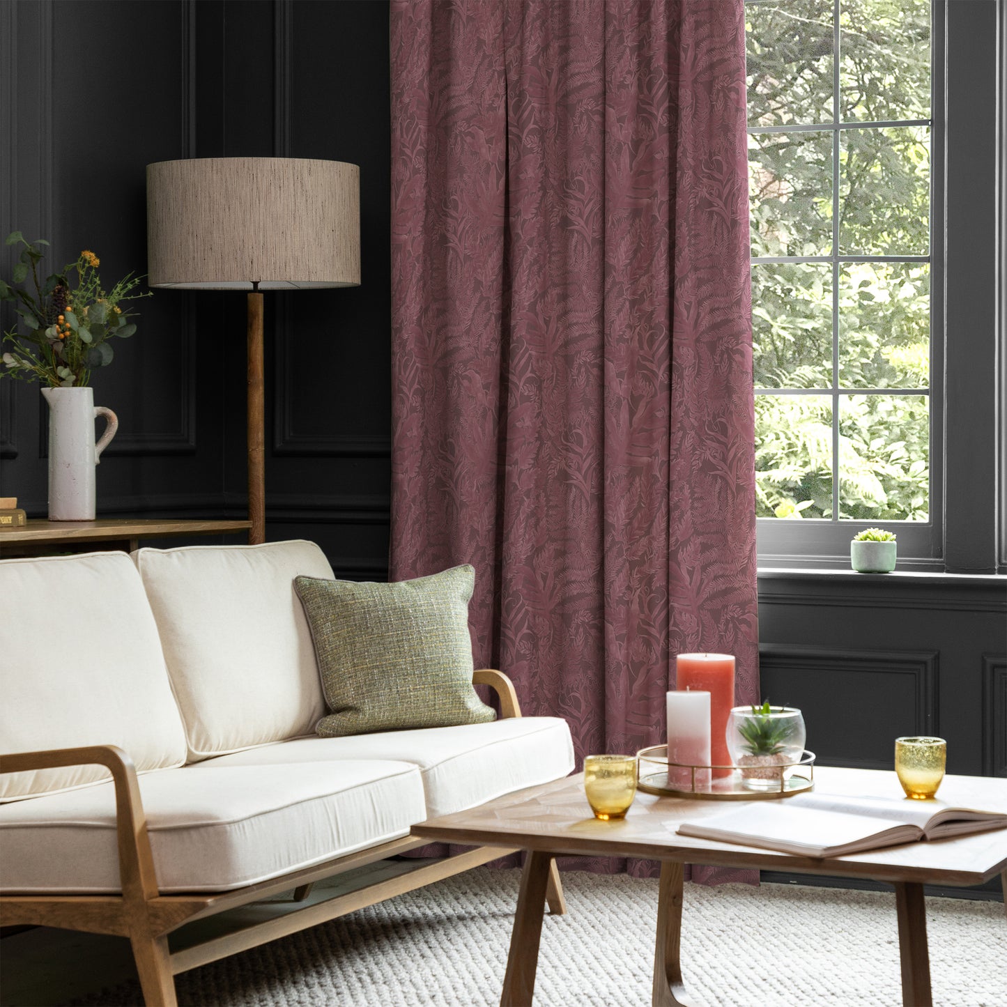 Bracken 145Cm Ann Fabric - Heather Sample