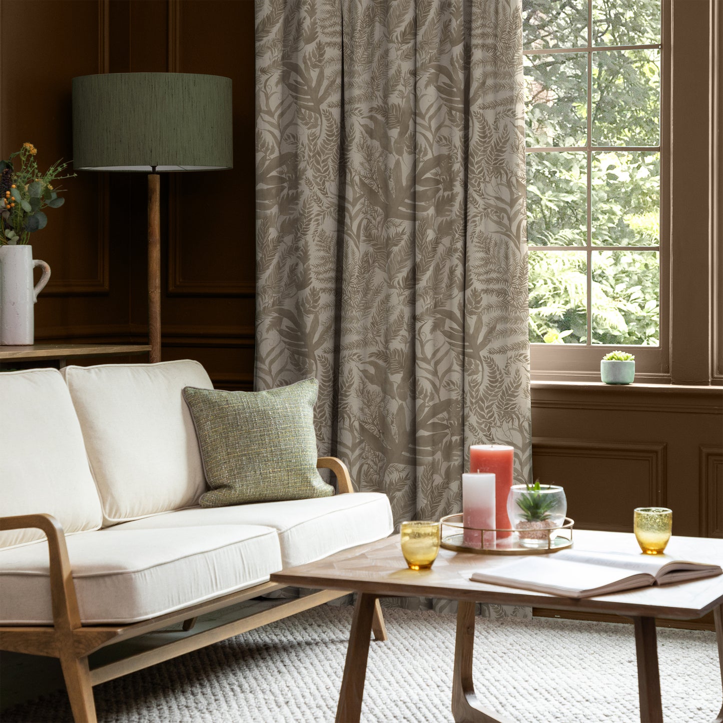 Bracken 145Cm Ann Fabric - Jasmine Sample
