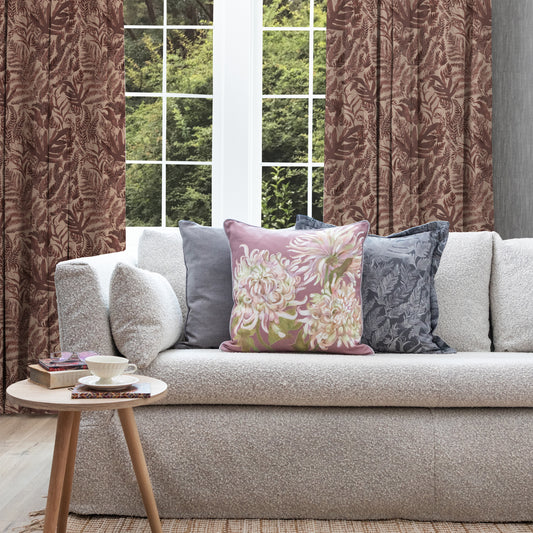 Bracken 145Cm Ann Fabric - Sienna Sample