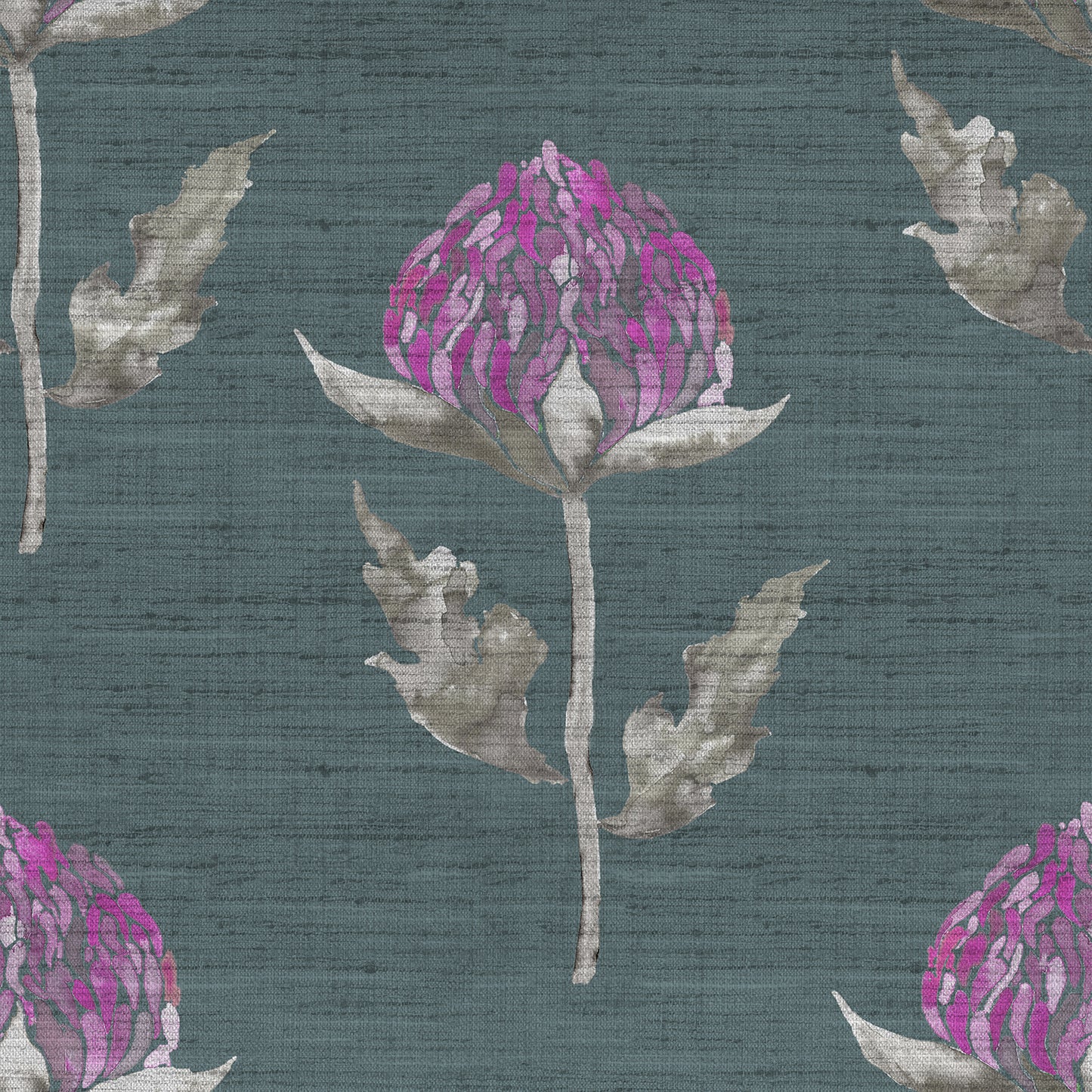 Bram 138Cm Hamish Fabric Metre - Onyx