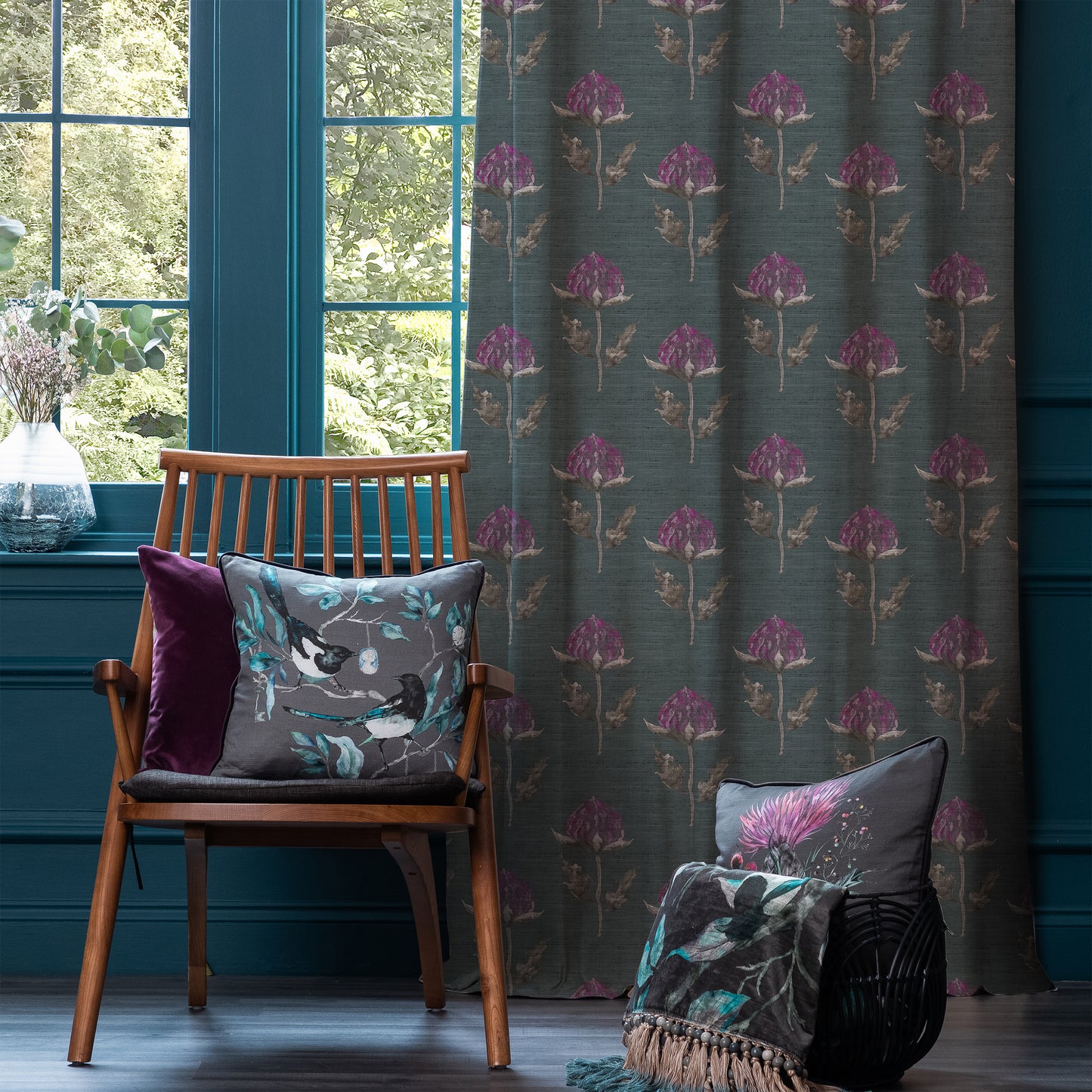 Bram 138Cm Hamish Fabric - Onyx Sample