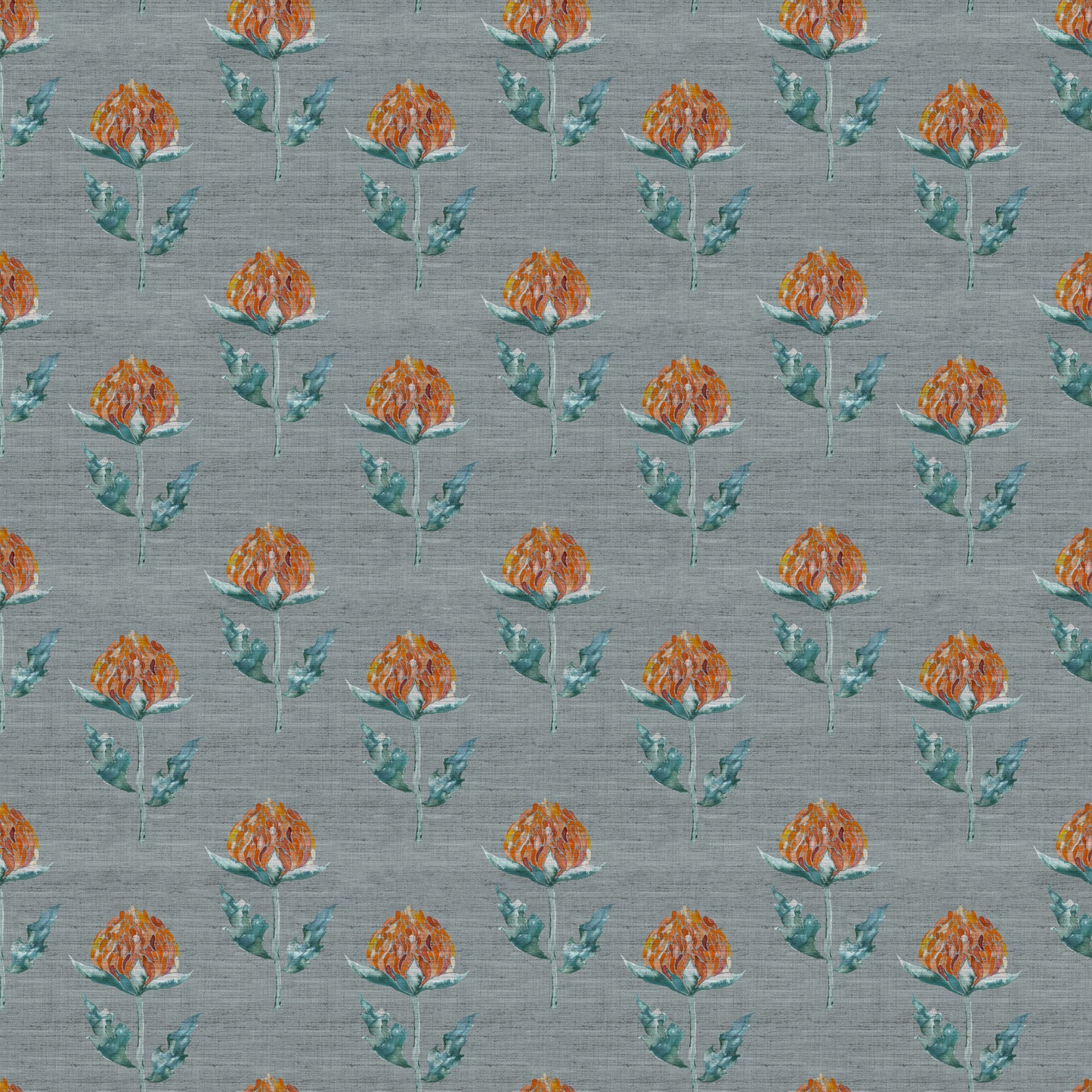 Bram 138Cm Hamish Fabric Metre - Sapphire
