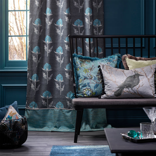 Bram 138Cm Hamish Fabric - Storm Sample