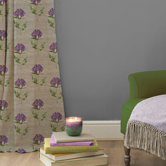 Bram 138Cm Hamish Fabric Metre - Violet