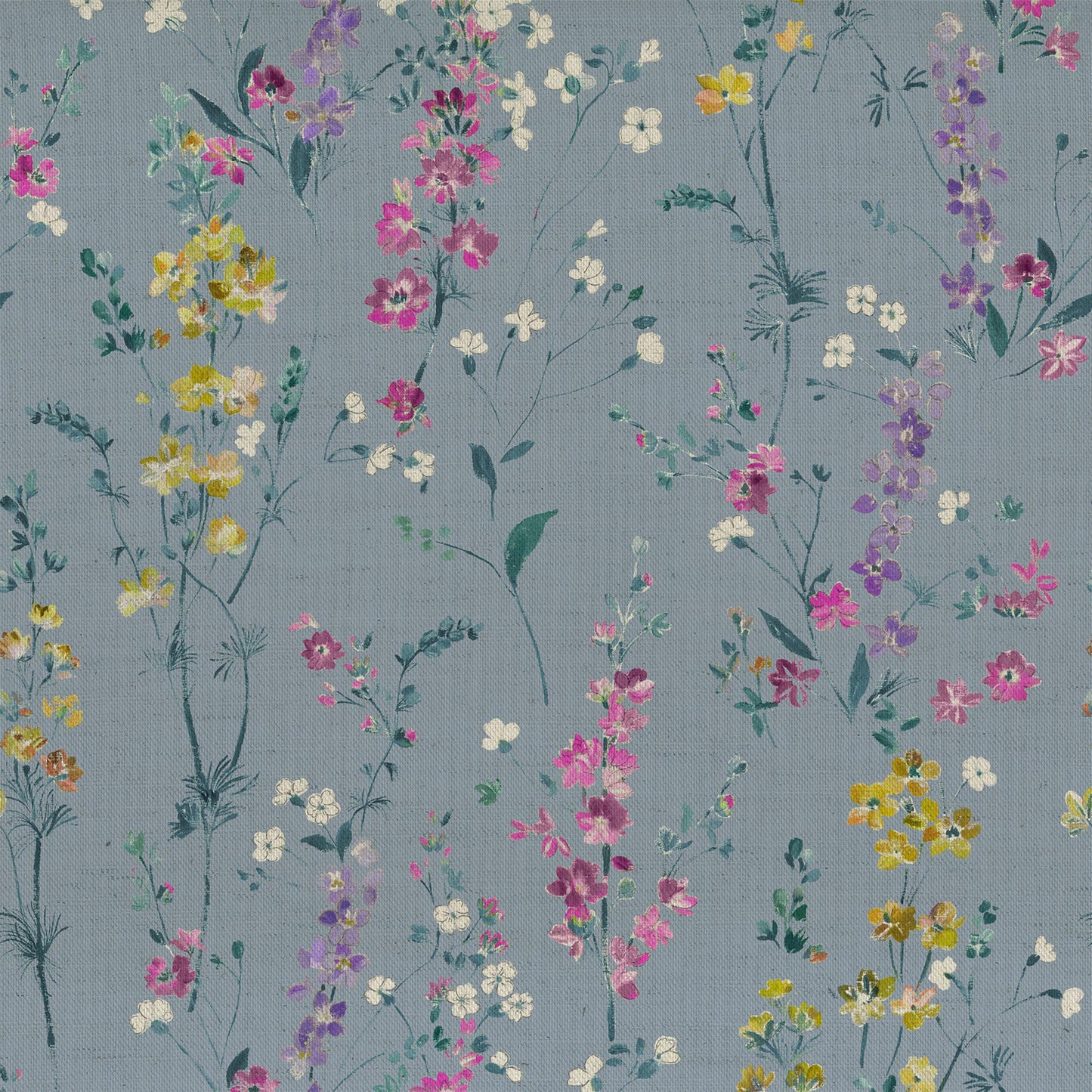 Briella 145Cm Fiona Fabric Metre - Bluebell