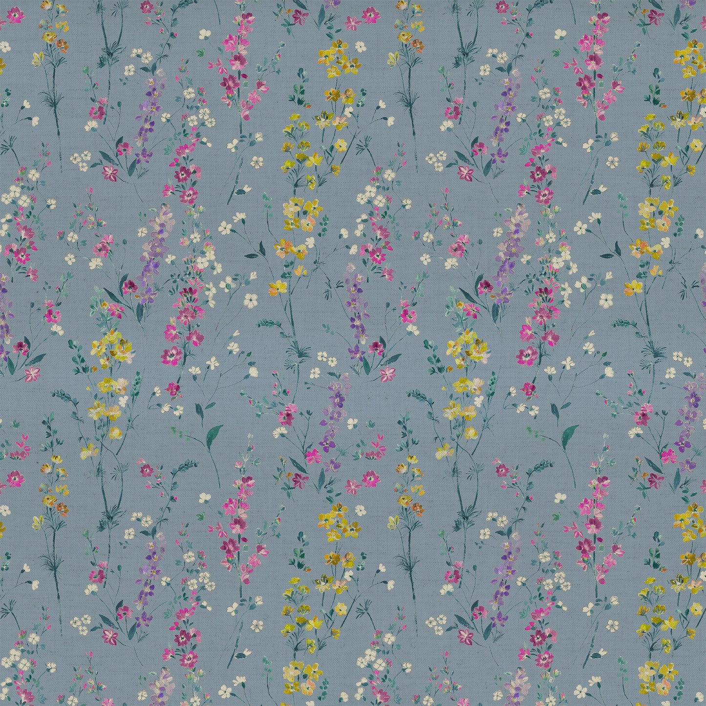 Briella 145Cm Fiona Fabric Metre - Bluebell