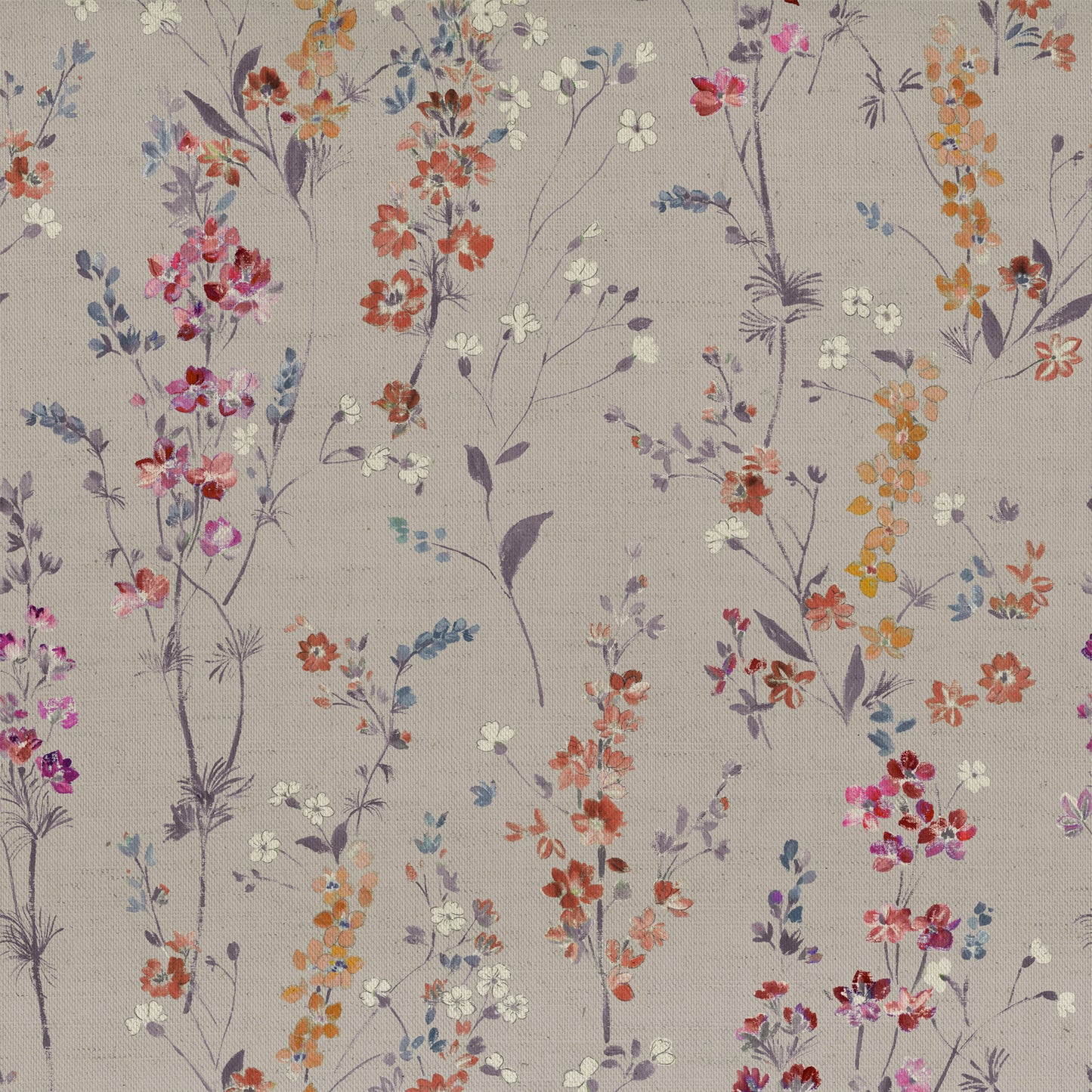 Briella 145Cm Fiona Fabric Metre - Heather