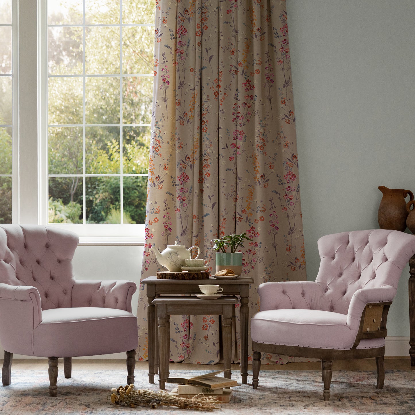 Briella 145Cm Fiona Fabric - Heather Sample