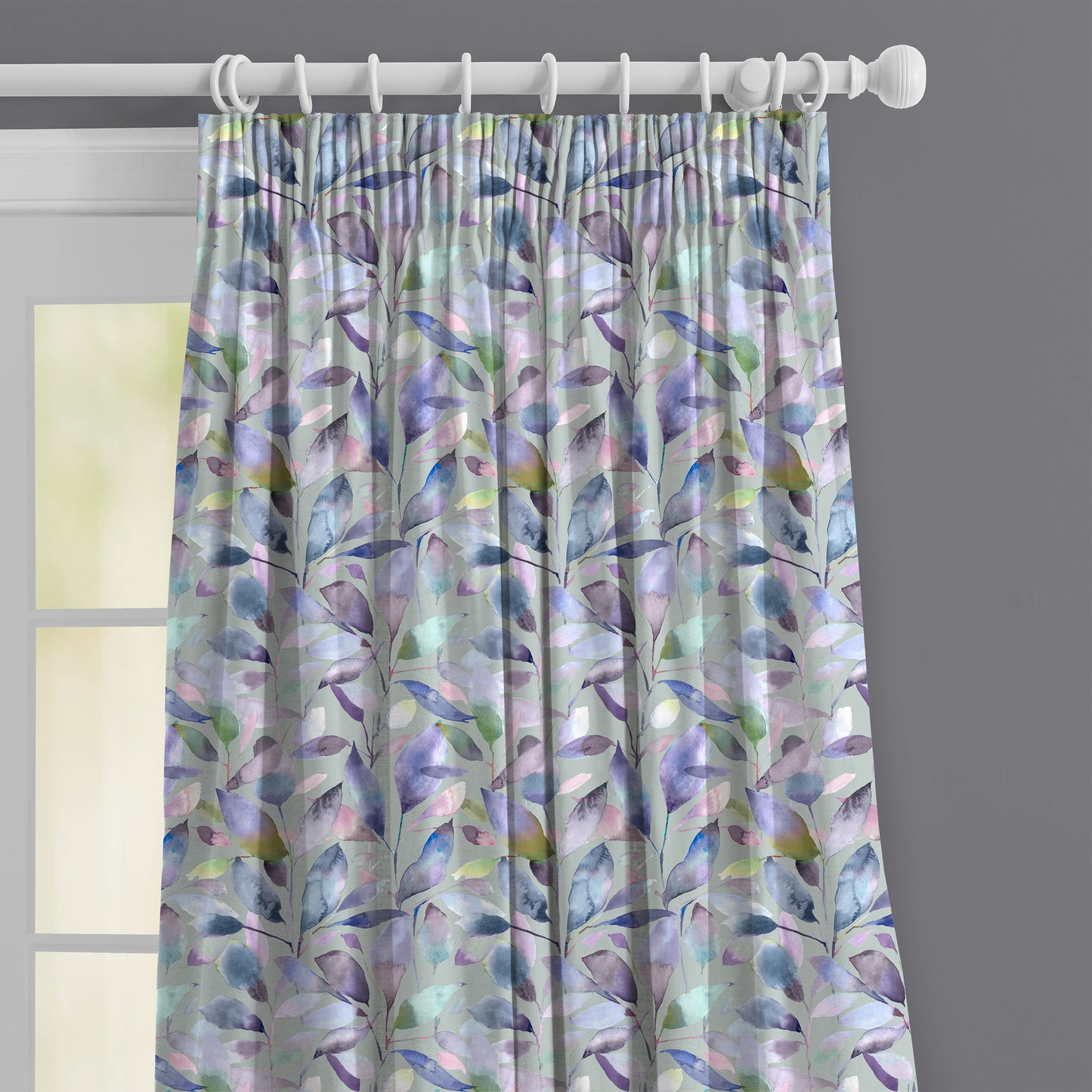 Brympton 145Cm Ann Fabric - Duck Egg Sample