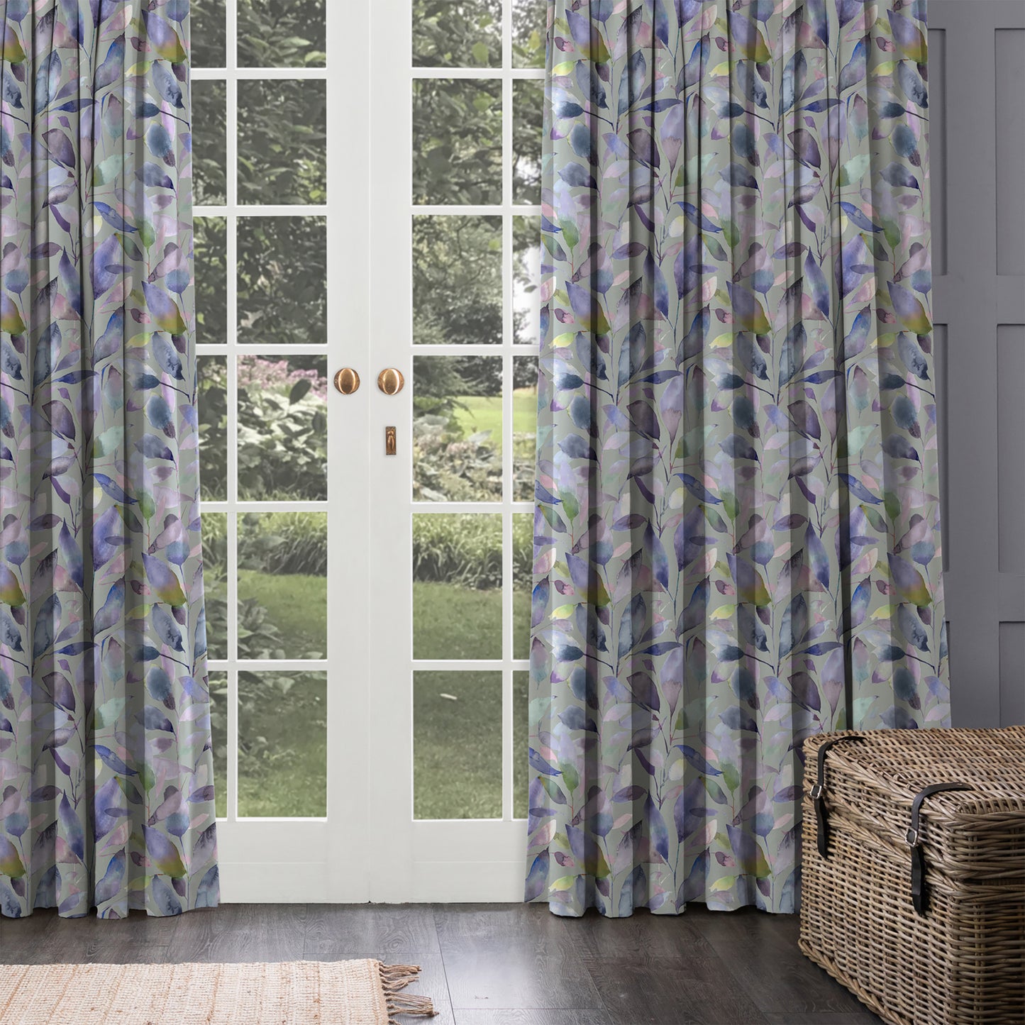 Brympton 145Cm Ann Fabric Metre - Duck Egg