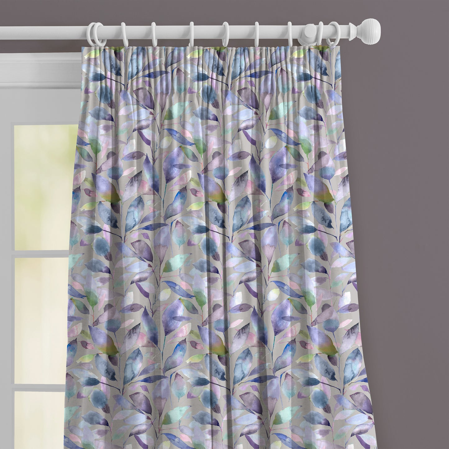 Brympton 145Cm Ann Fabric Metre - Heather Stone