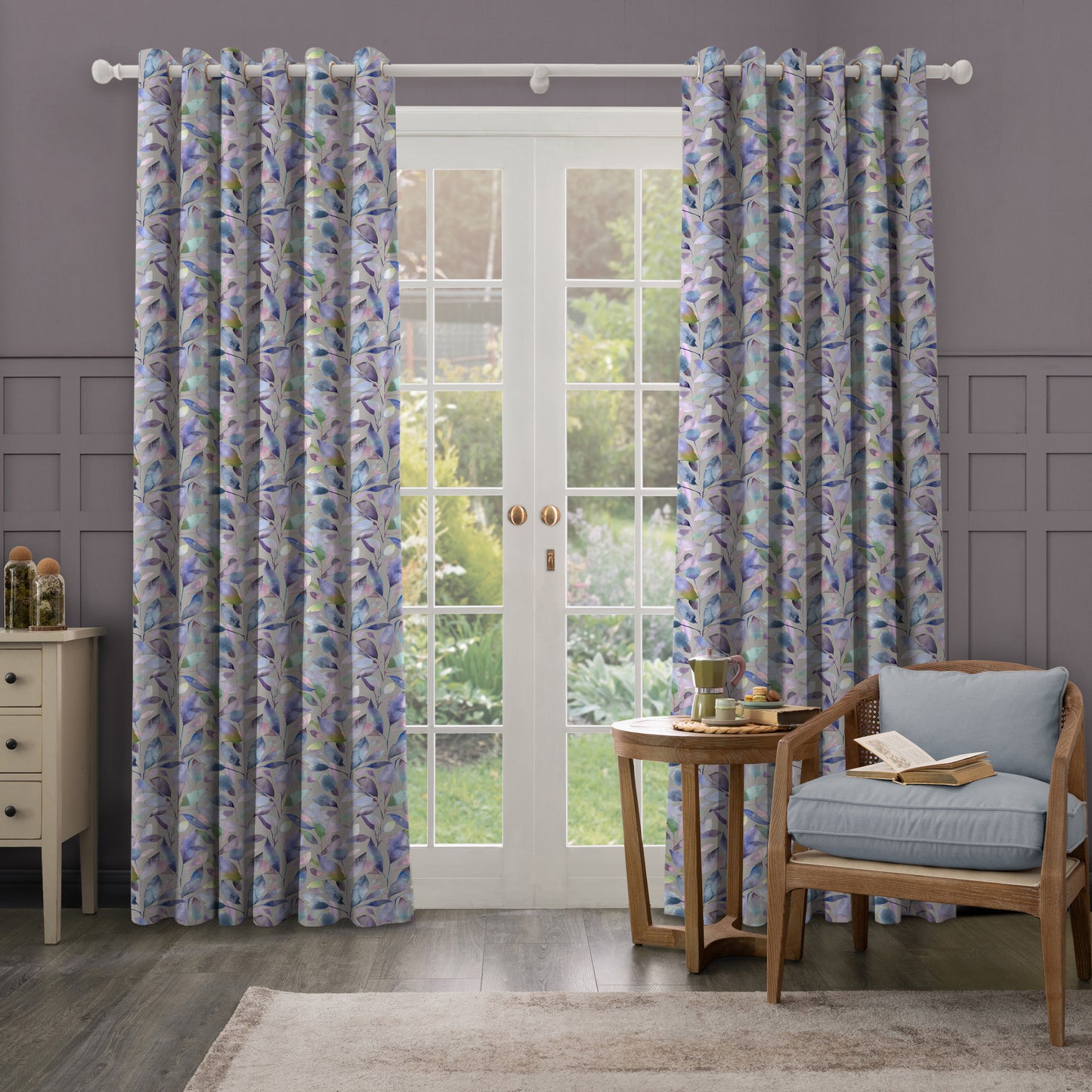 Brympton 145Cm Ann Fabric Metre - Heather Stone