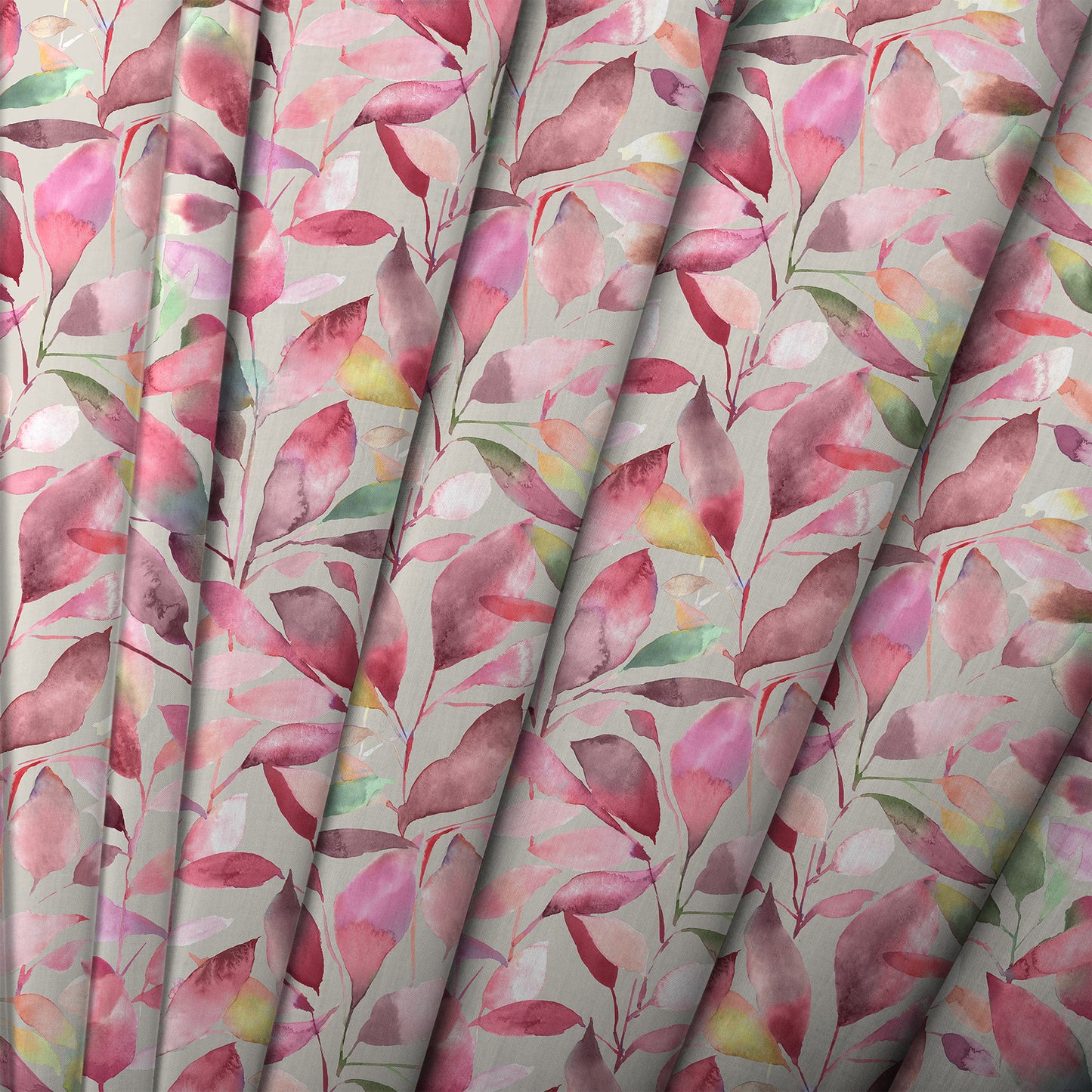 Brympton 145Cm Ann Fabric Metre - Raspberry