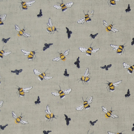 Bumblebee 133Cm Fabric Metre Bee Birch