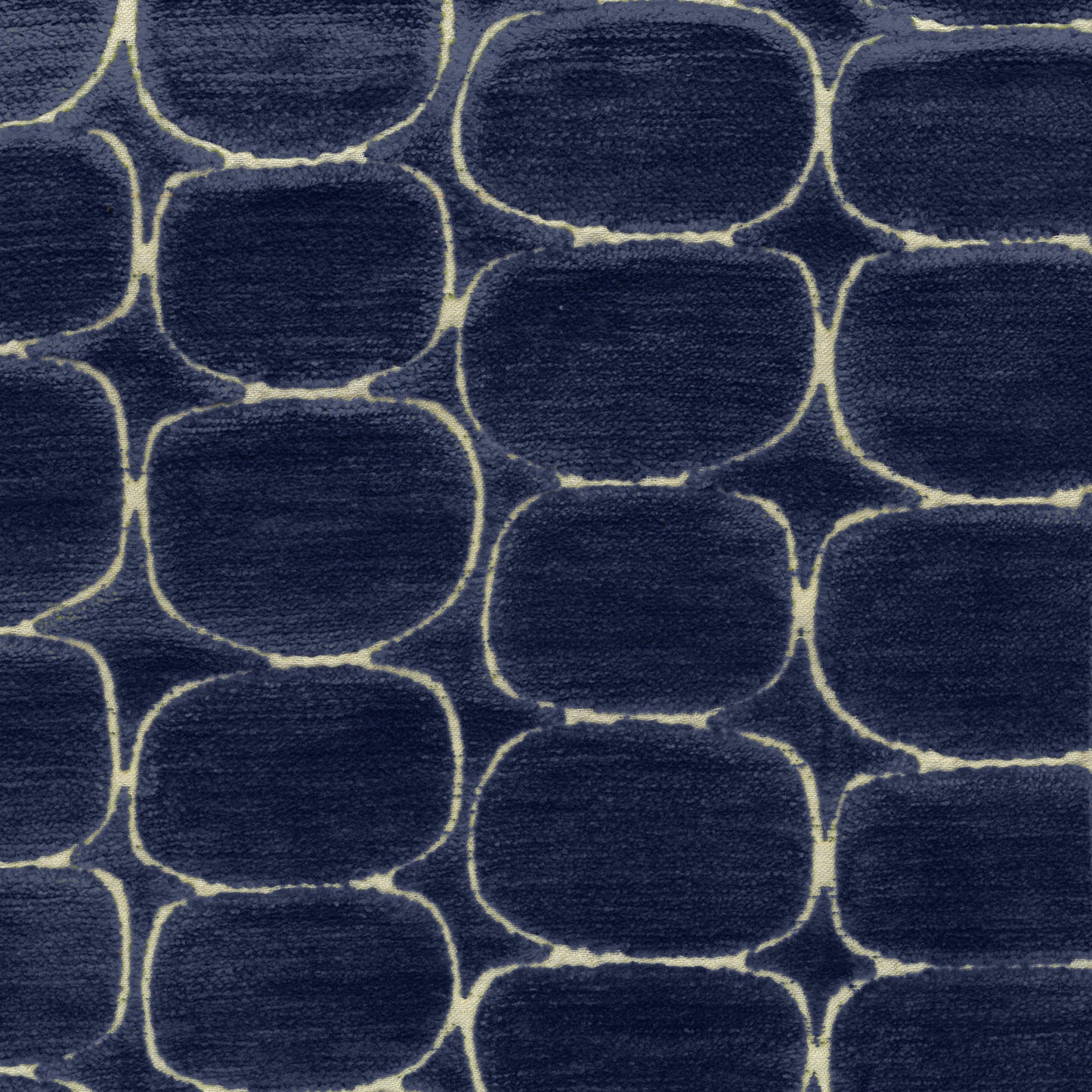 Burbank 140Cm Jacquard Fabric Metre Blue Non Fr