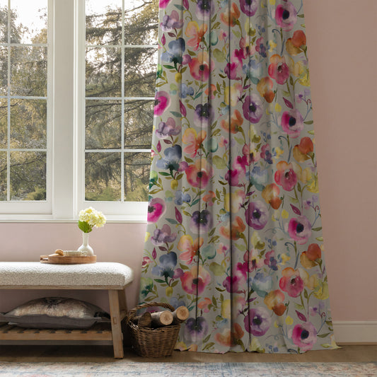 Burilda 140Cm Sasha White Fabric Metre - Grenadine