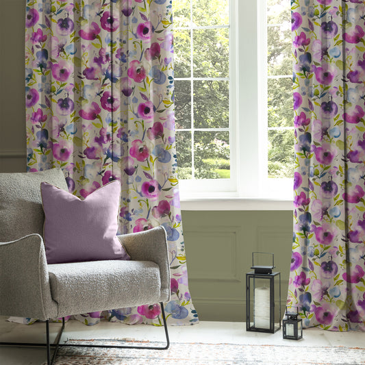 Burilda 140Cm Sasha White Fabric - Lotus Sample