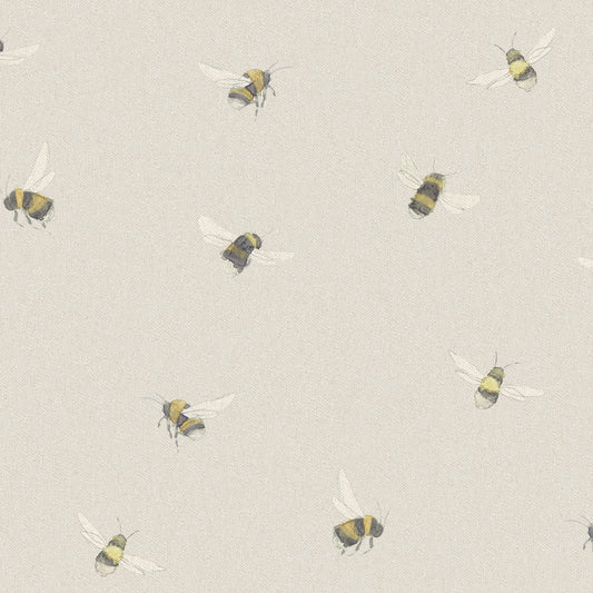 Busybees 145Cm Fiona Fabric Metre - Linen