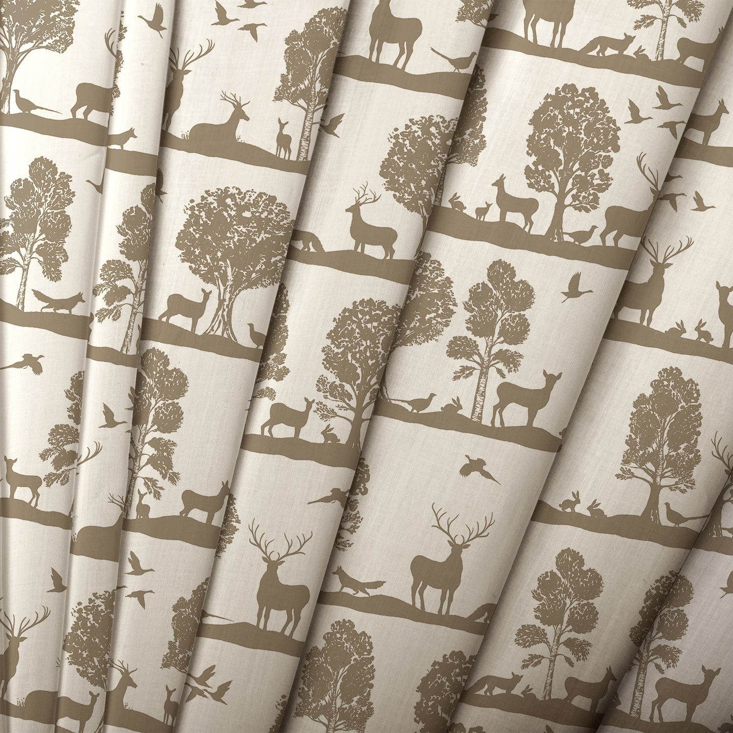 Cairngorms 140Cm Sasha Linen Fabric Metre - Birch
