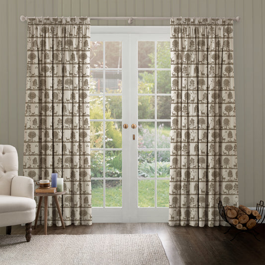 Cairngorms 140Cm Sasha Linen Fabric Metre - Birch