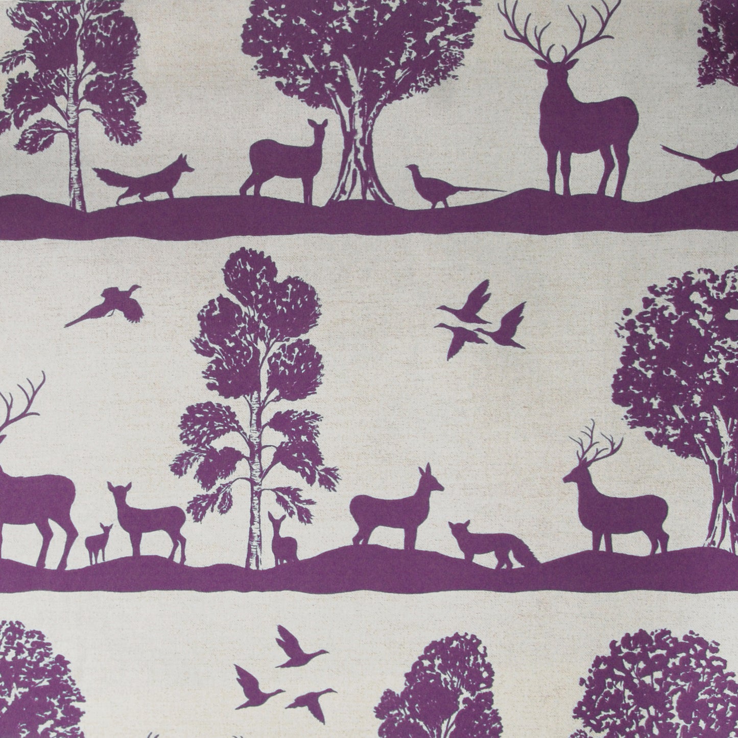 Cairngorms 140Cm Sasha Linen Fabric - Damson Sample