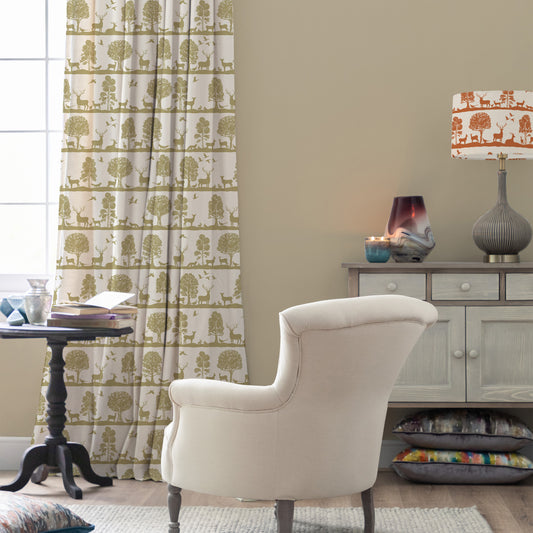Cairngorms 140Cm Sasha Linen Fabric - Meadow Sample