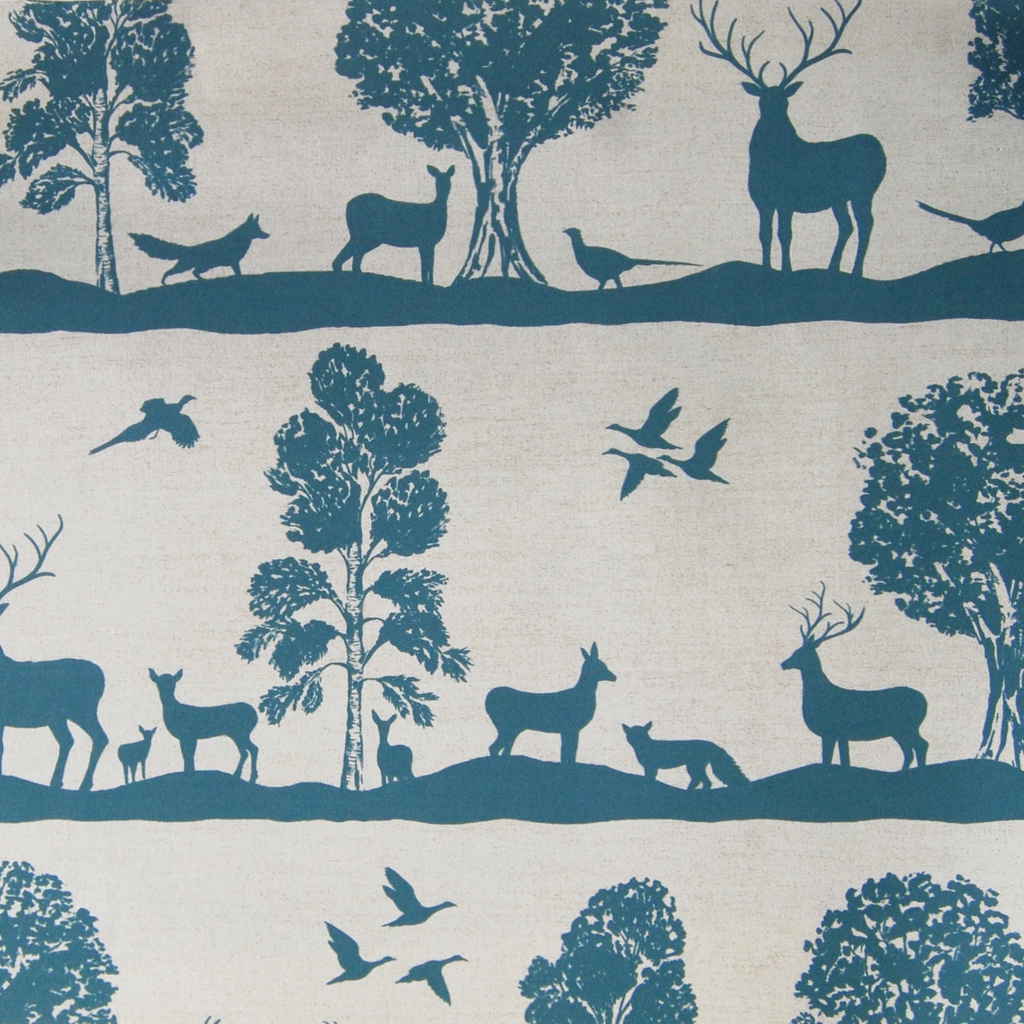 Cairngorms 140Cm Sasha Linen Fabric - Azure Sample