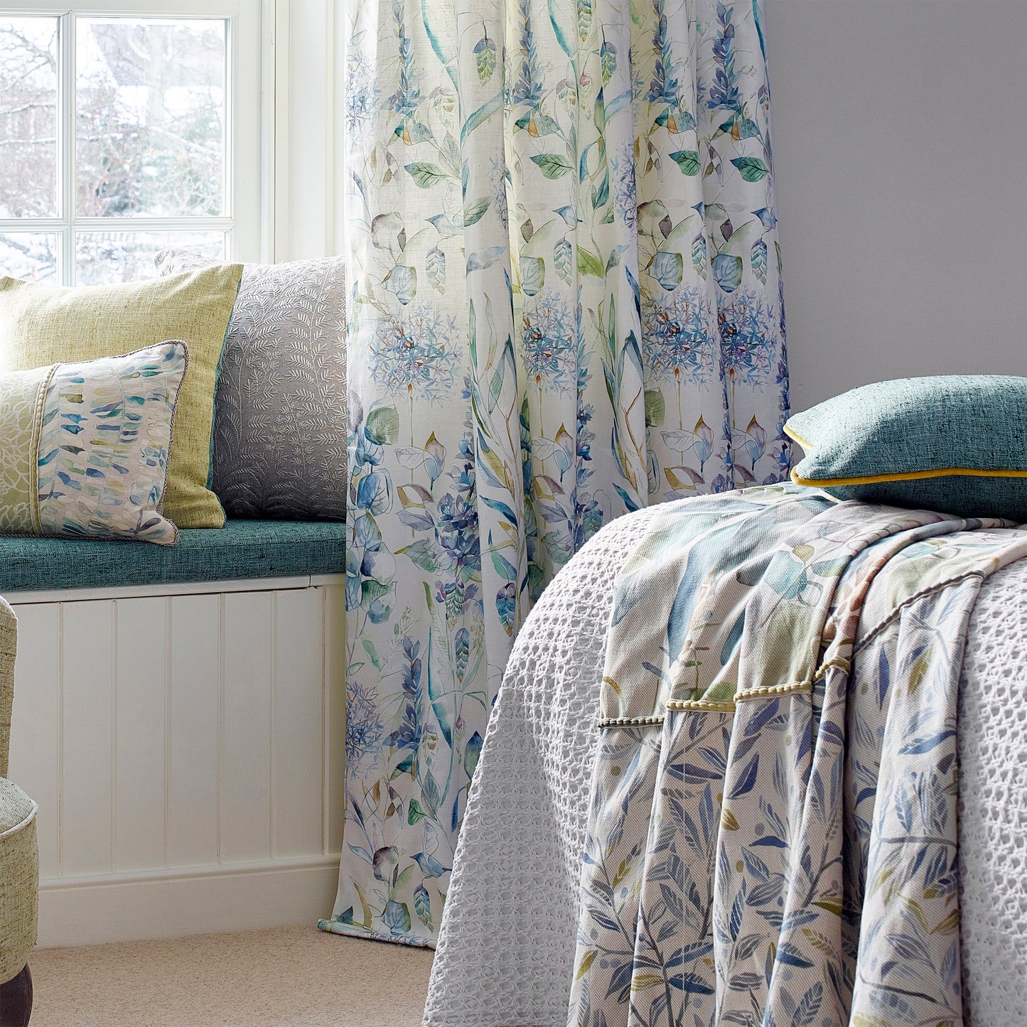 Carneum Ann 145Cm Fabric Metre - Capri