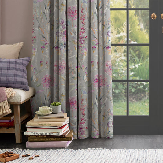 Carneum Ann 145Cm Fabric Metre - Raspberry