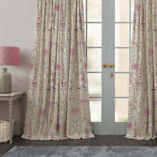 Carneum Fiona 145Cm Fabric - Raspberry Sample