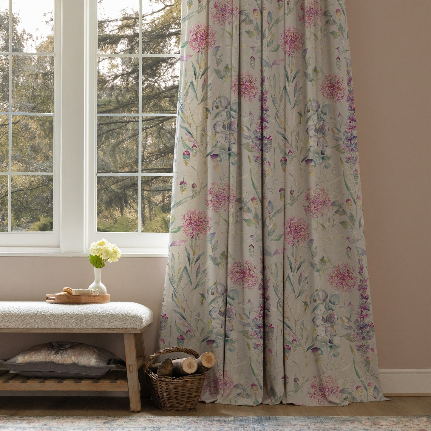 Carneum Fiona 145Cm Fabric Metre - Sorbet