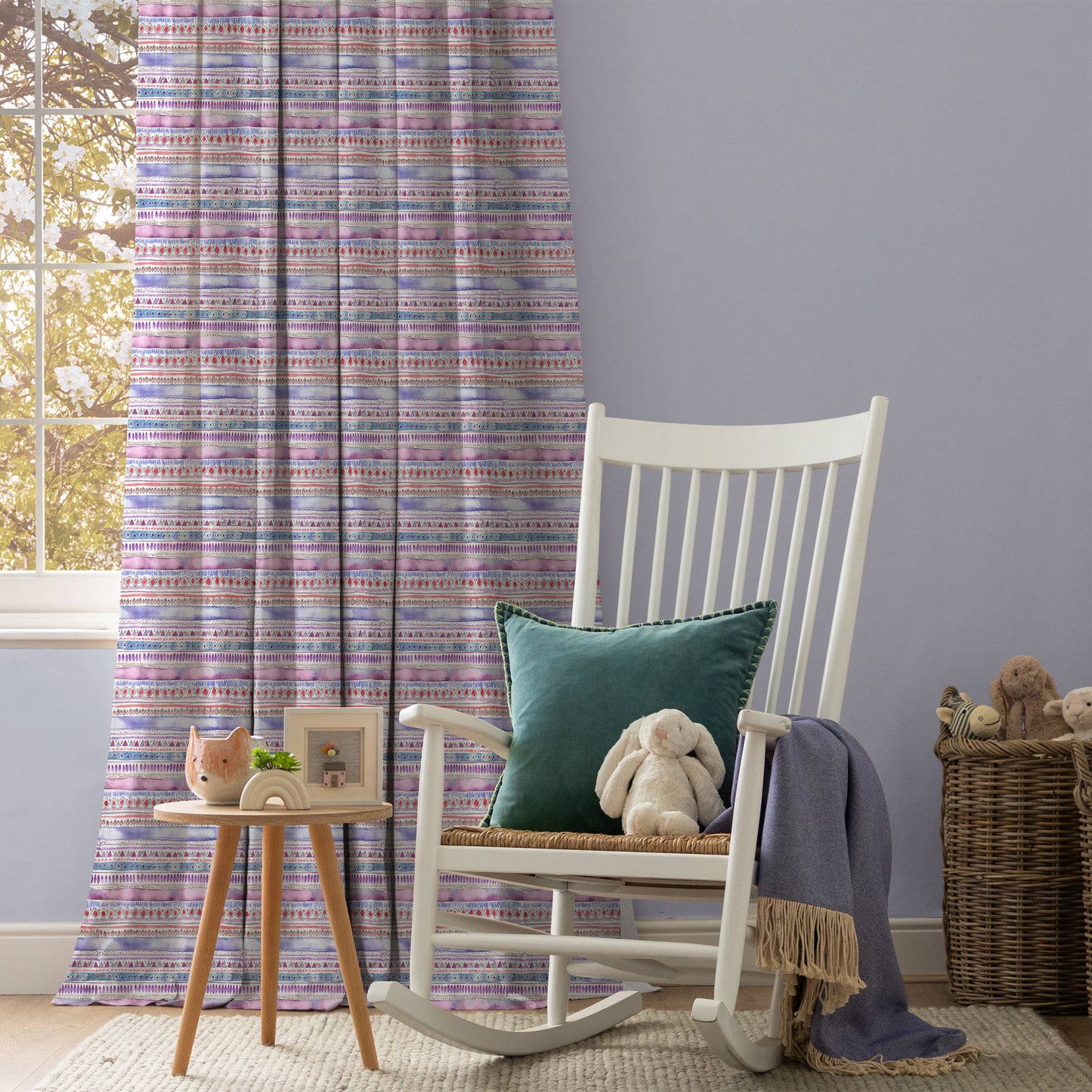 Carnival Stripe 145Cm Ann Fabric Metre - Blossom