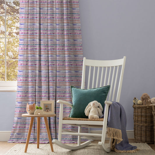 Carnival Stripe 145Cm Ann Fabric Metre - Blossom