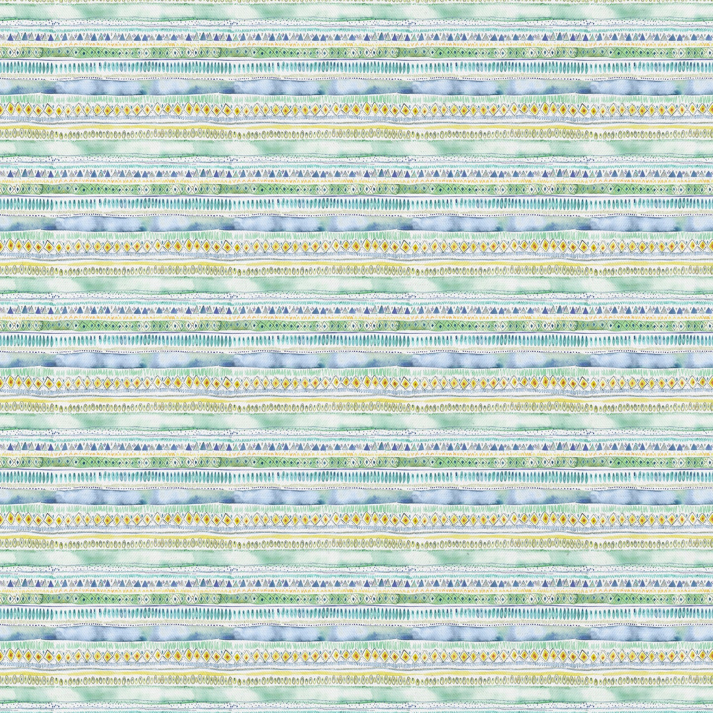 Carnival Stripe 145Cm Ann Fabric - Lagoon Sample