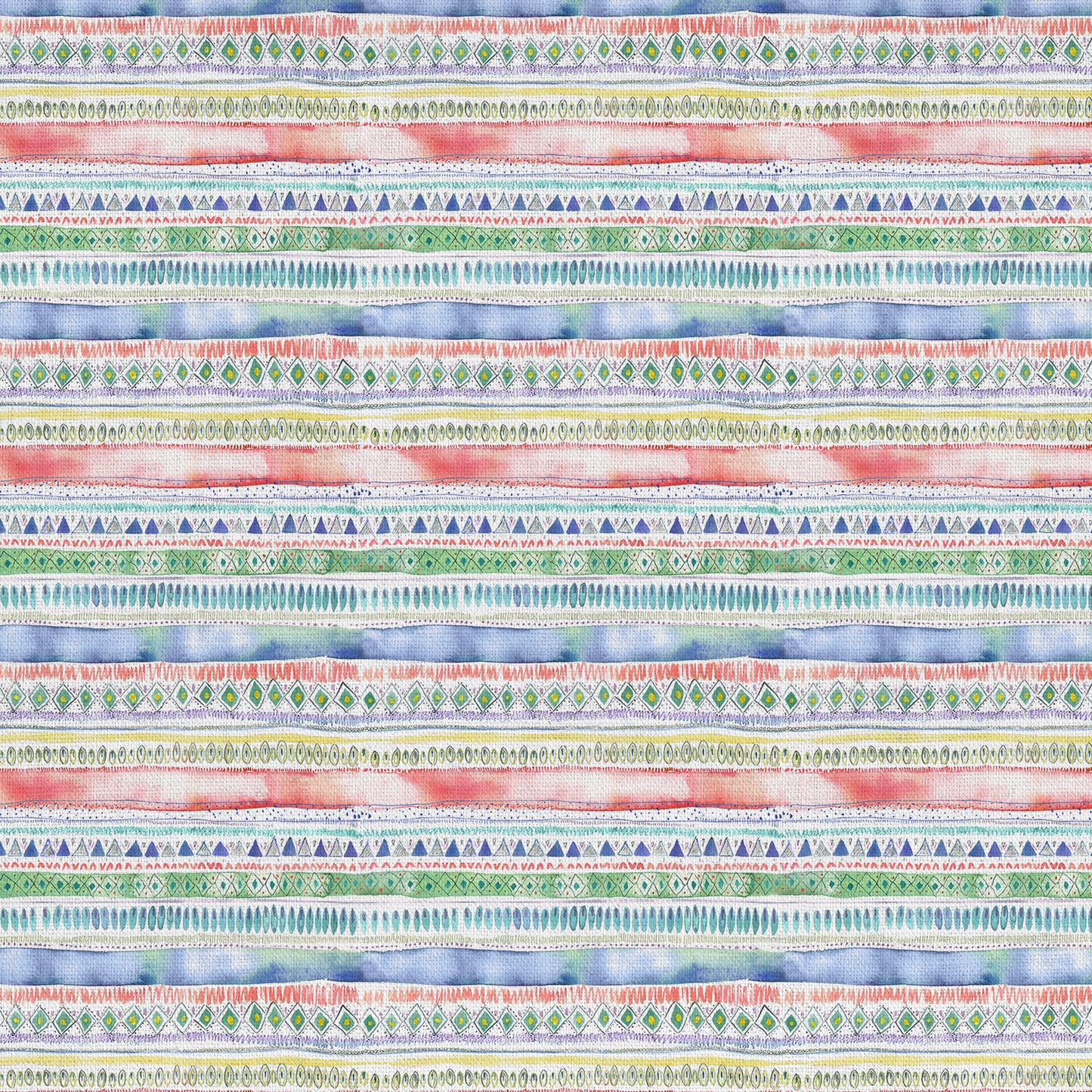 Carnival Stripe 145Cm Ann Fabric - Primary Sample