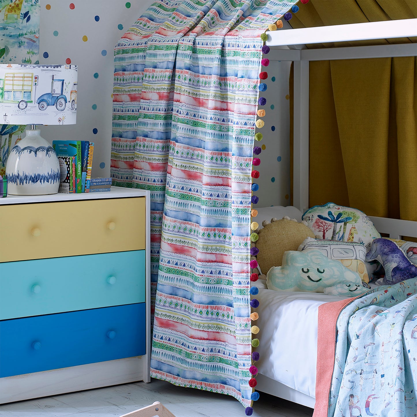 Carnival Stripe 145Cm Ann Fabric - Primary Sample