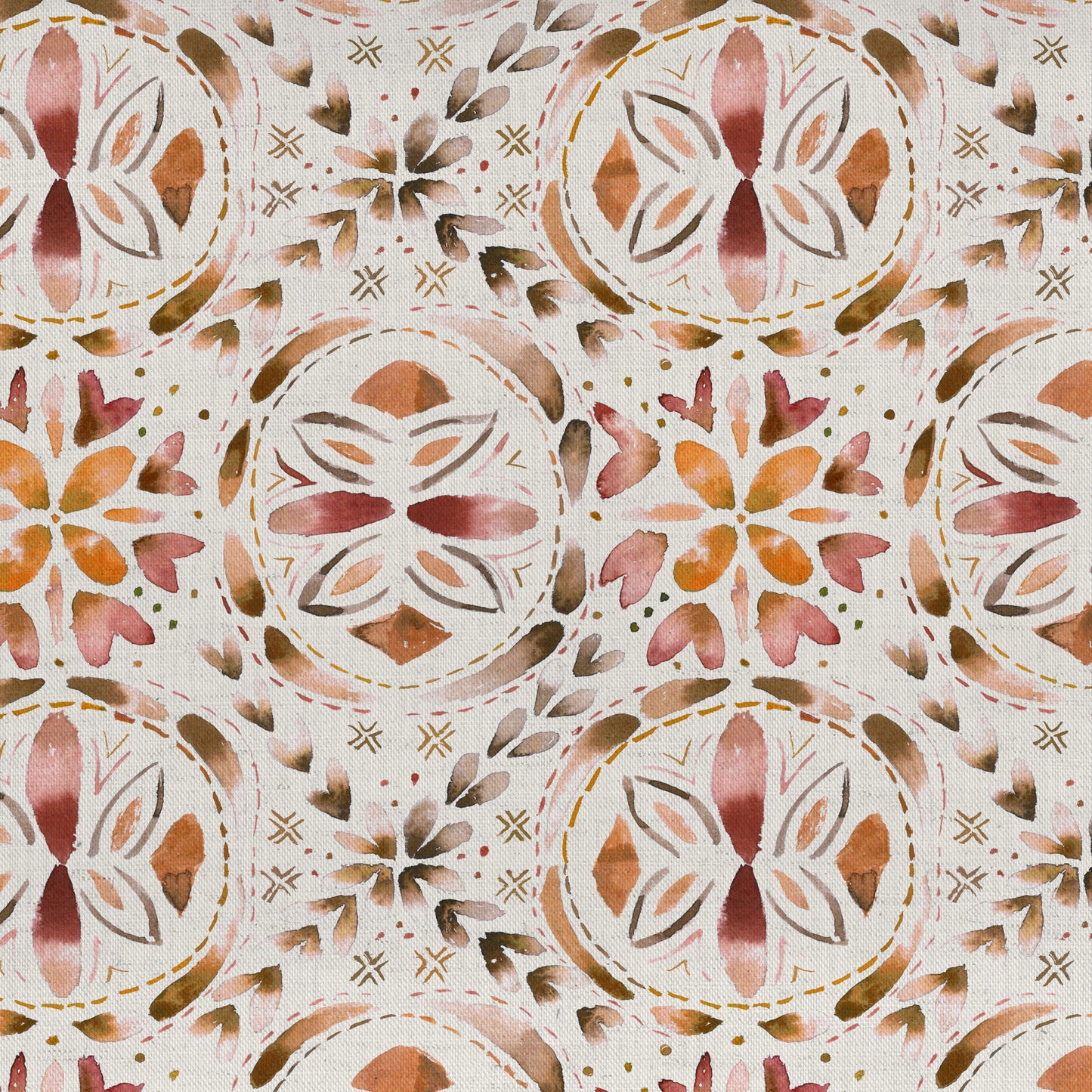 Casia 140Cm Fabric Metre Terracotta