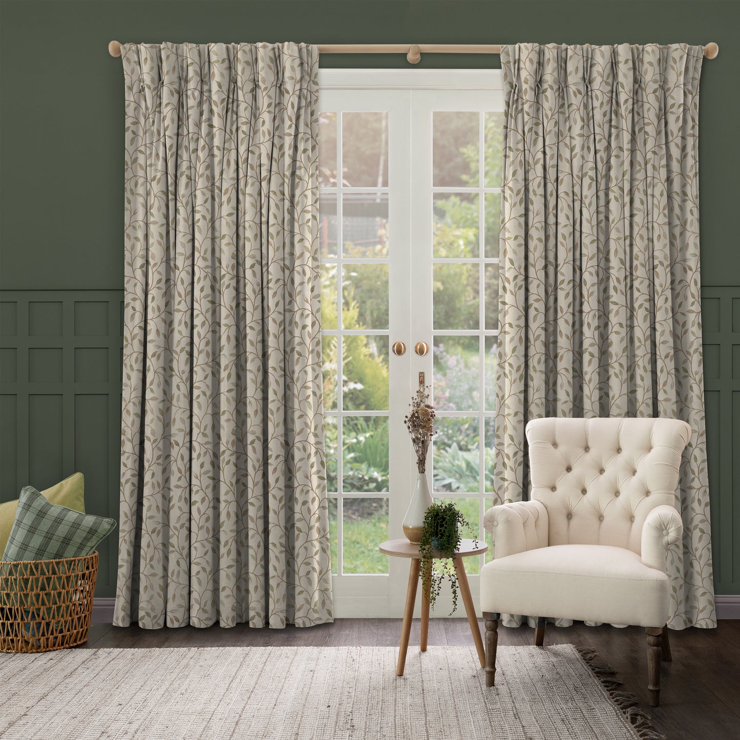 Cervino 140Cm Fabric Metre Lichen