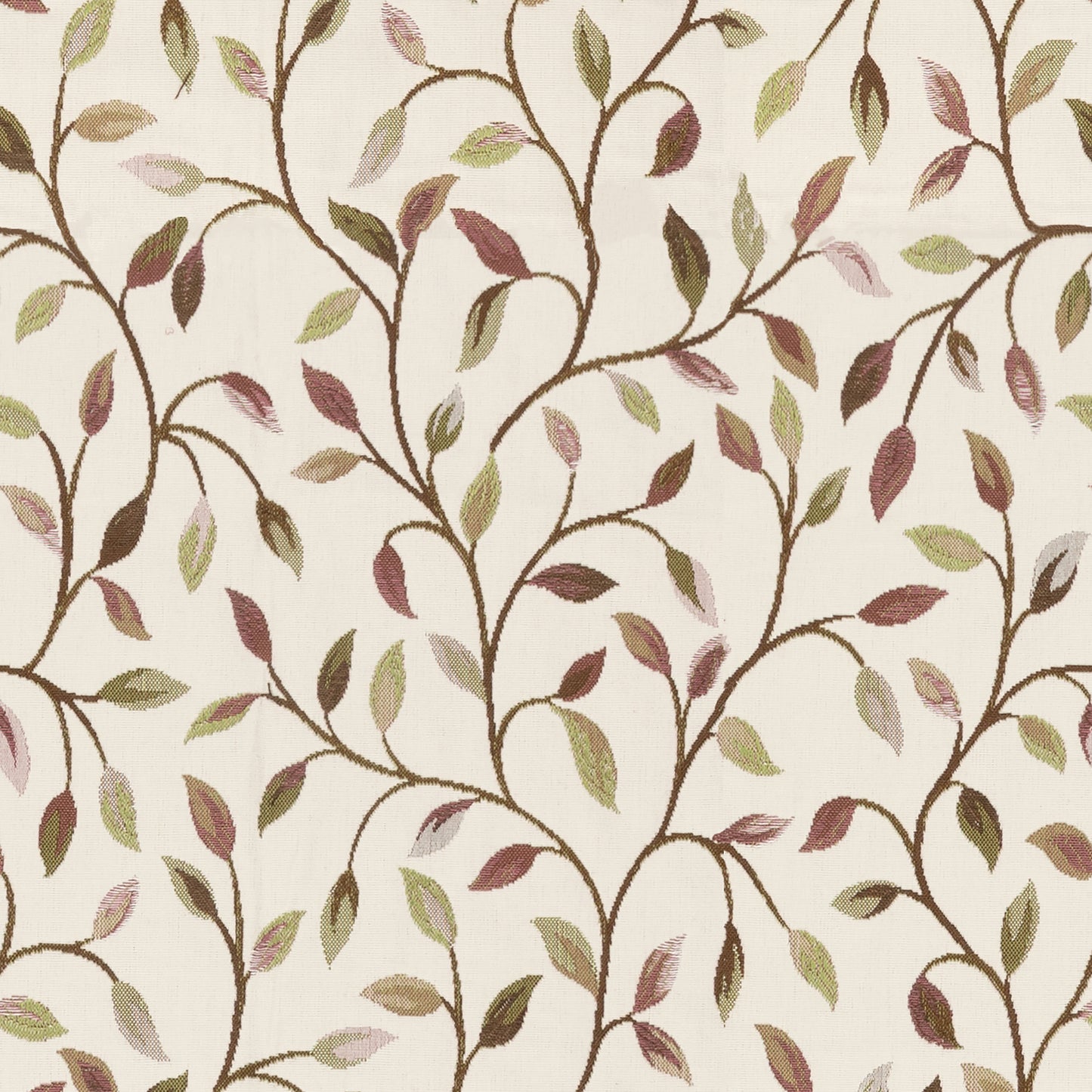 Cervino 140Cm Fabric Cream Aubergine Sample
