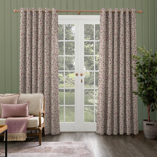 Cervino 140Cm Fabric Mulberry Sample