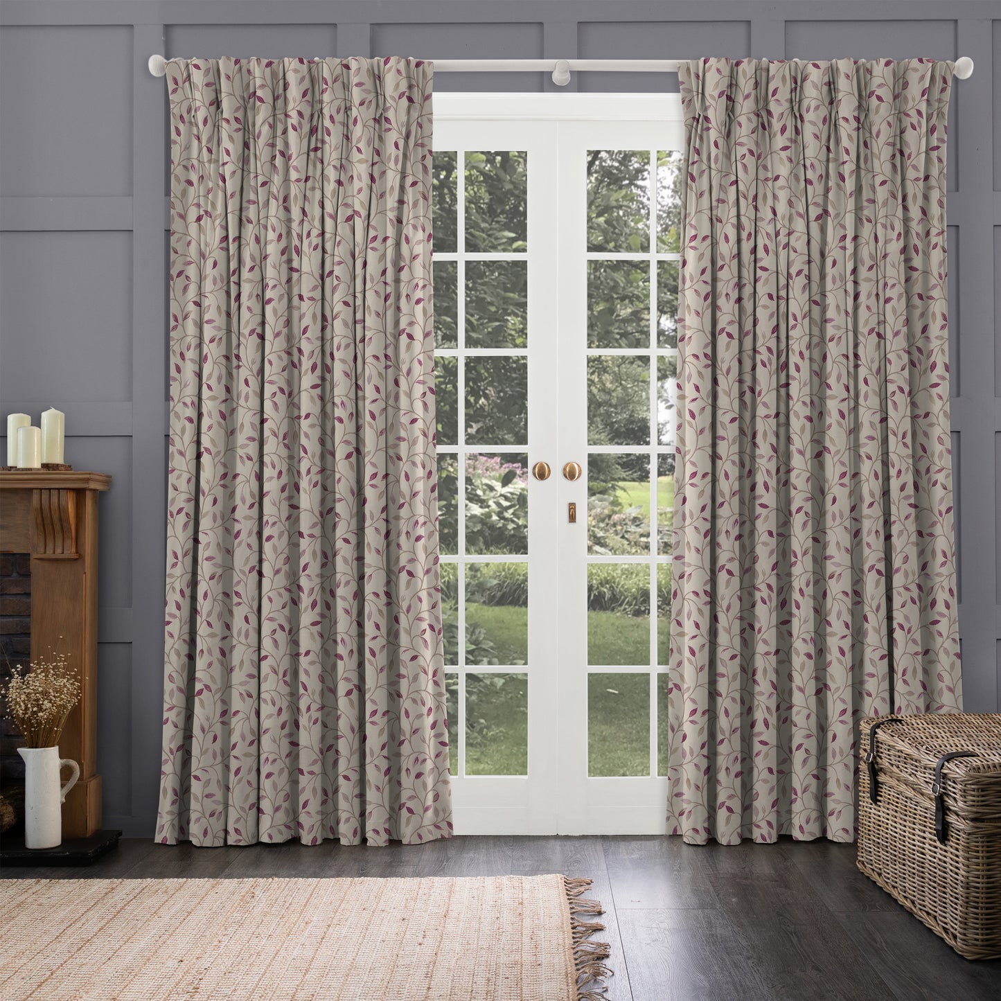 Cervino 140Cm Fabric Wisteria Sample