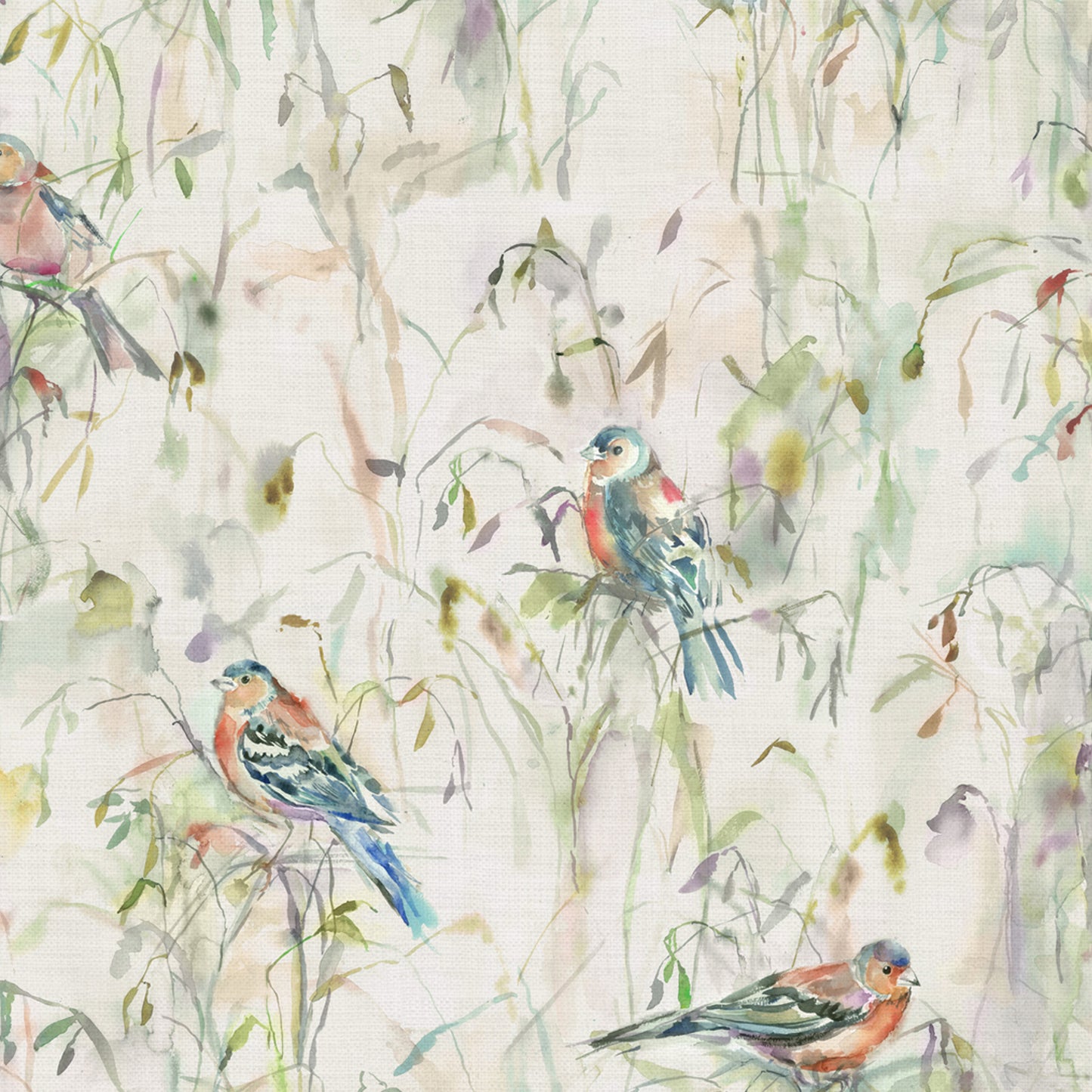 Chaffinch 145Cm Ann Fabric Metre - Cream