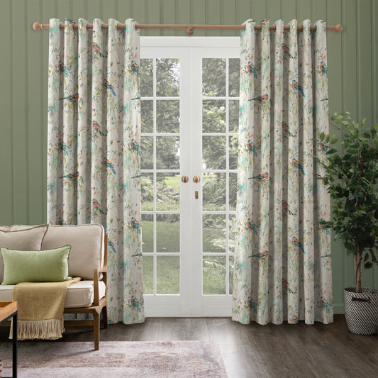 Chaffinch 145Cm Ann Fabric Metre - Cream